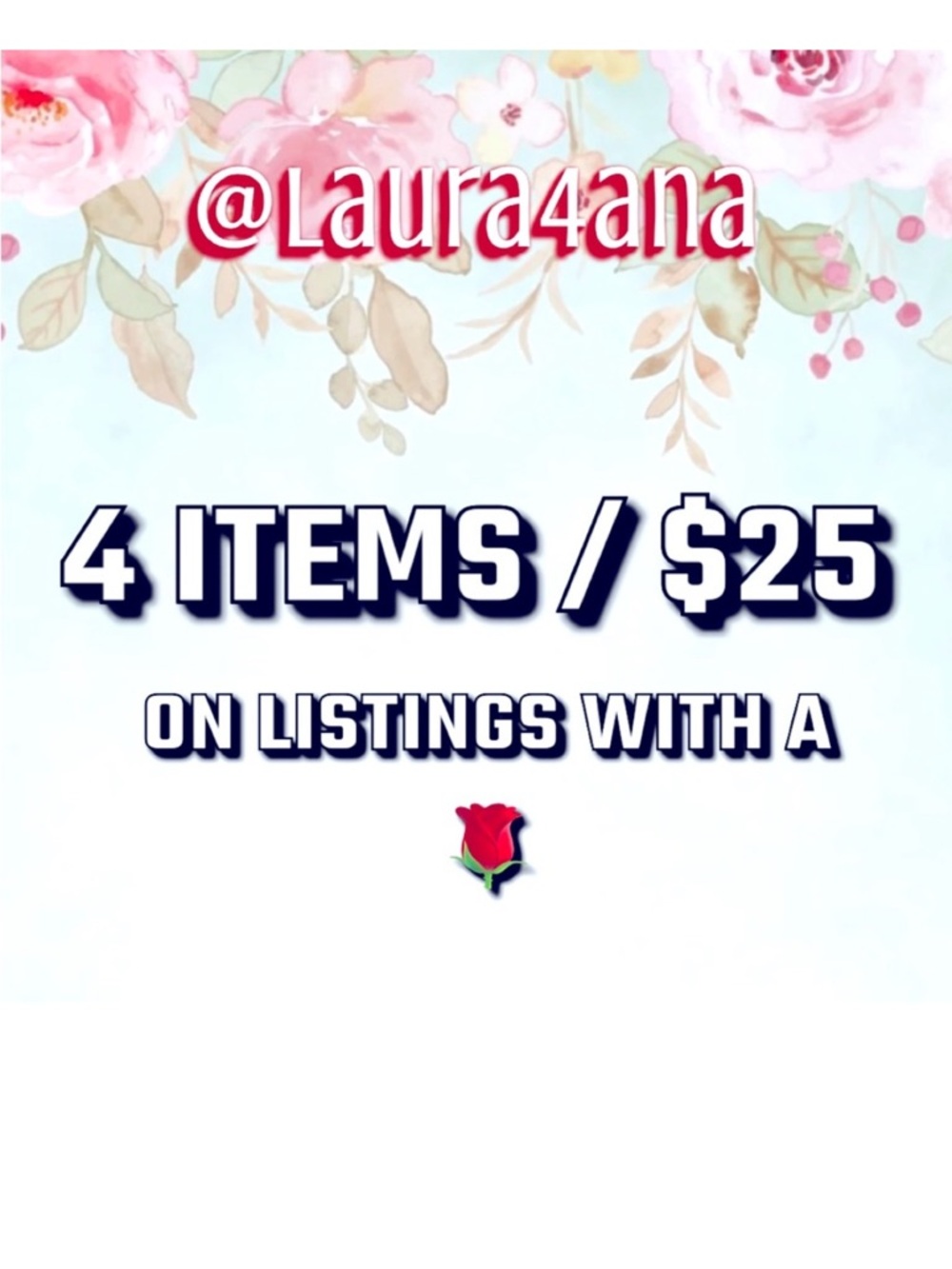 🌹4/$25 SALE
